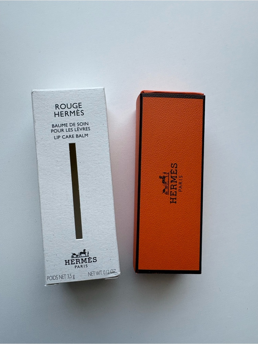 Hermes Rouge Lip Care Balm - Orange Packaging
